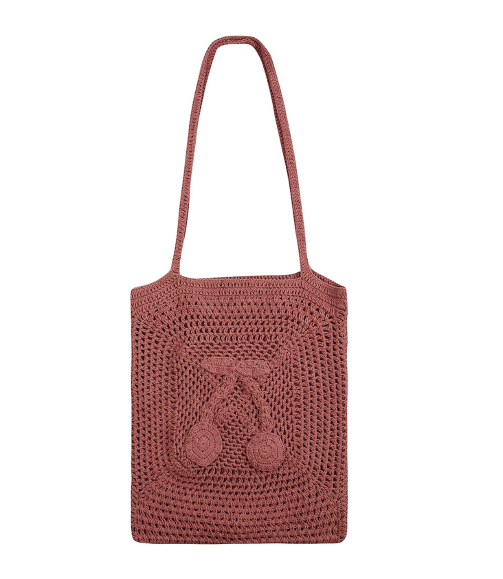 Crochet Bag Cherry