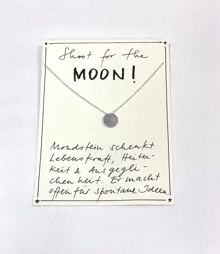 Halskette Mond Silber