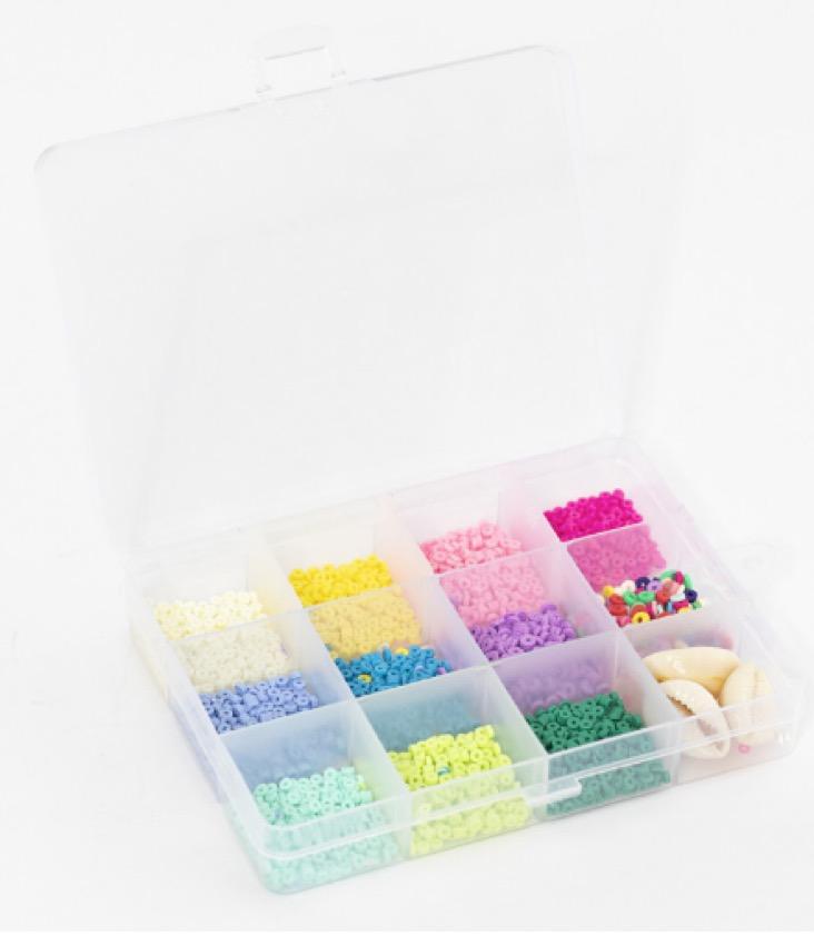Heishi beads set 3mm