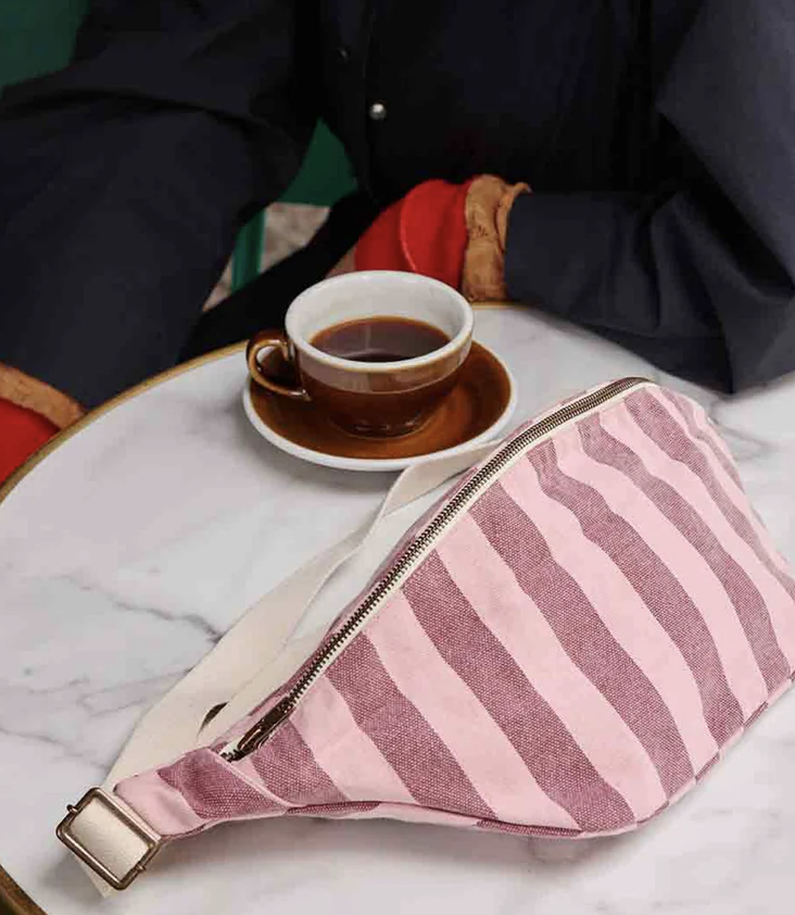 Hip Bag with stripes - 0