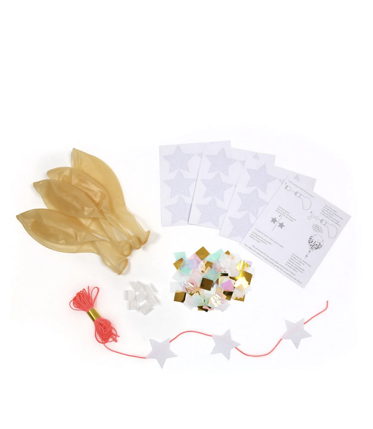 Iridescent Confetti Balloon Kit - 0
