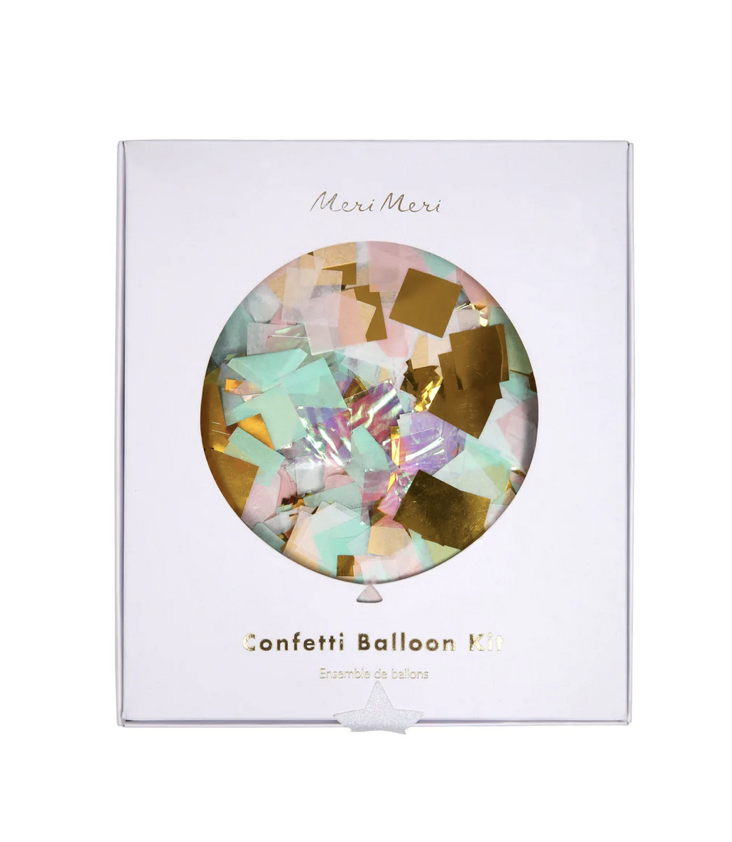 Iridescent Confetti Balloon Kit