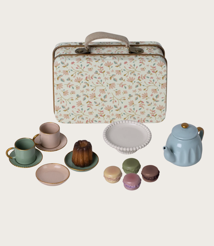 Kaffee und Kuchen Set Maus