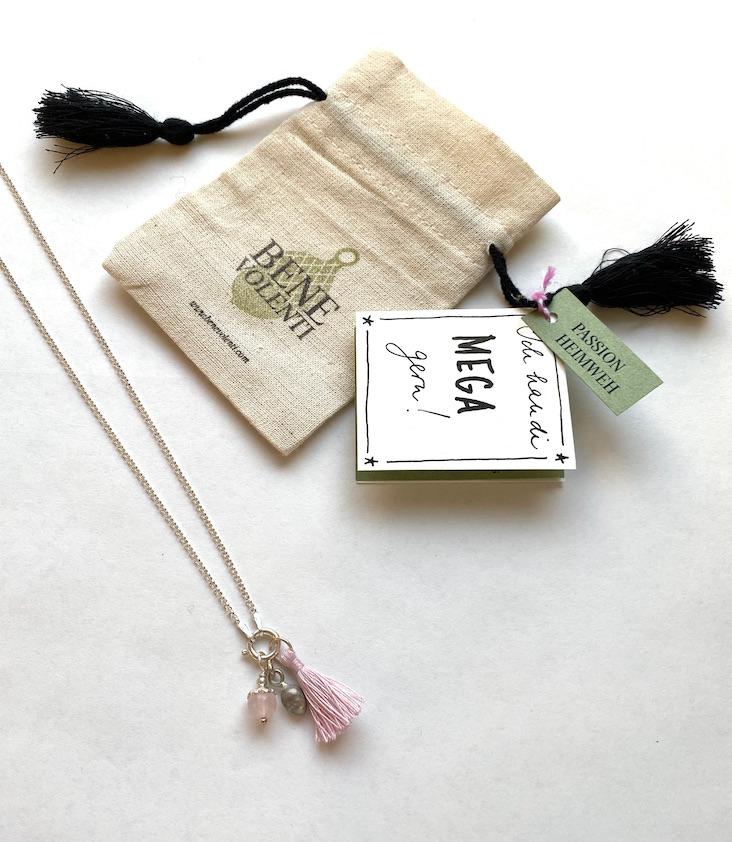 Childern Necklace Rose quartz