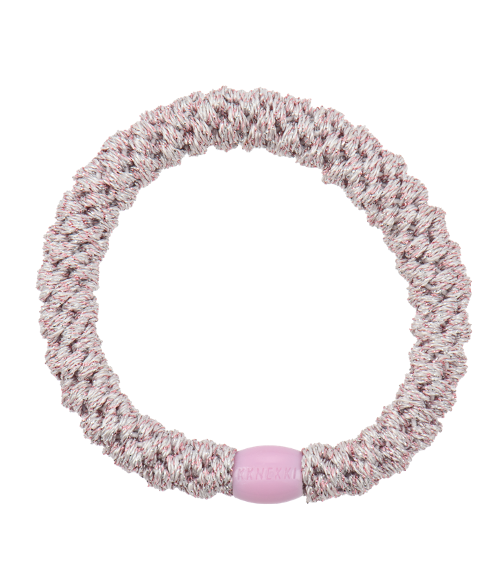 Kknekki Hair Tie sparkle pink glitter