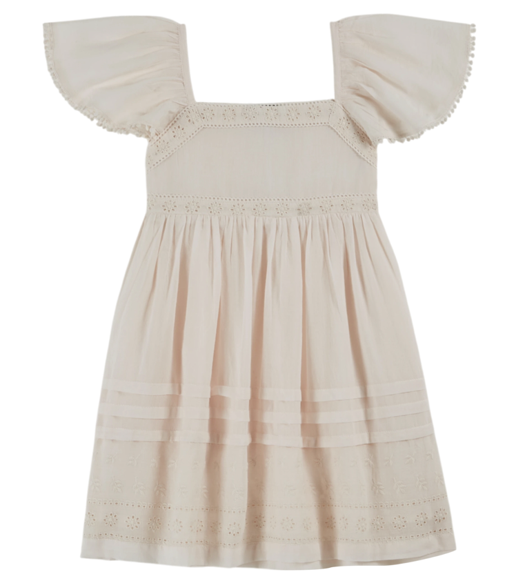 Kleid Broderie Anglaise