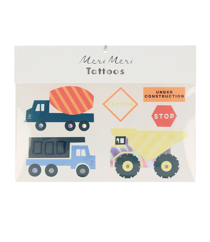 Construction Tattoo Large