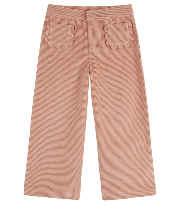 Kordhose Blumen