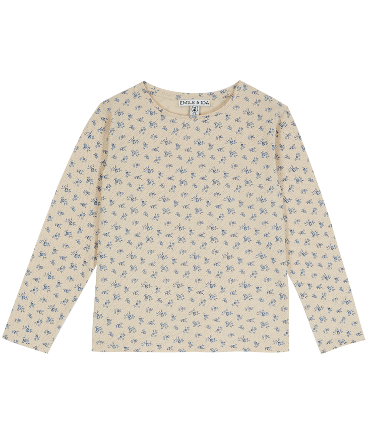 Langarm T-Shirt Blumen 6y / 116
