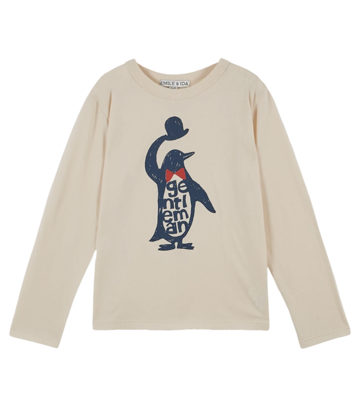 Langarm T-Shirt Pinguin