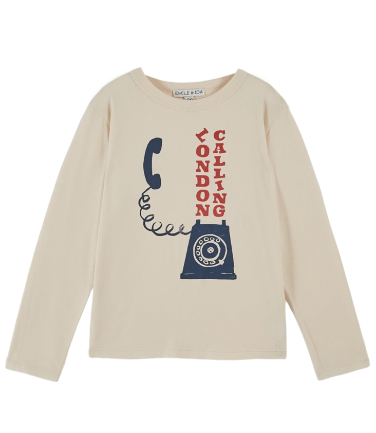 Langarm T-Shirt Telefon