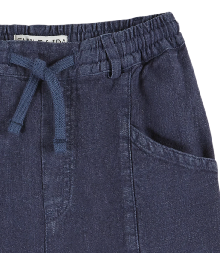 Leinen Shorts - 0
