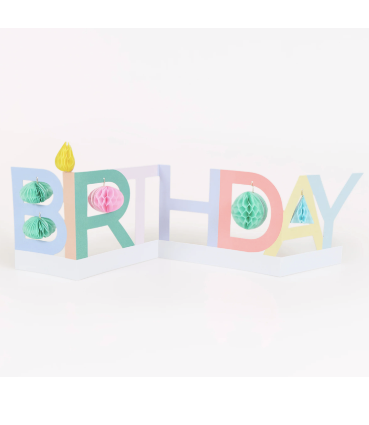 Concertina Birthday Card - 0