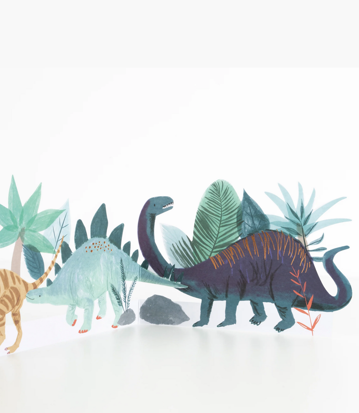 Concertina Dinosaur Card - 1