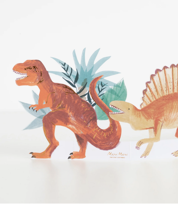 Concertina Dinosaur Card - 0