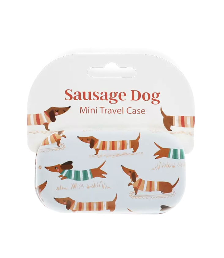 Mini Travel case - Sausage Dog