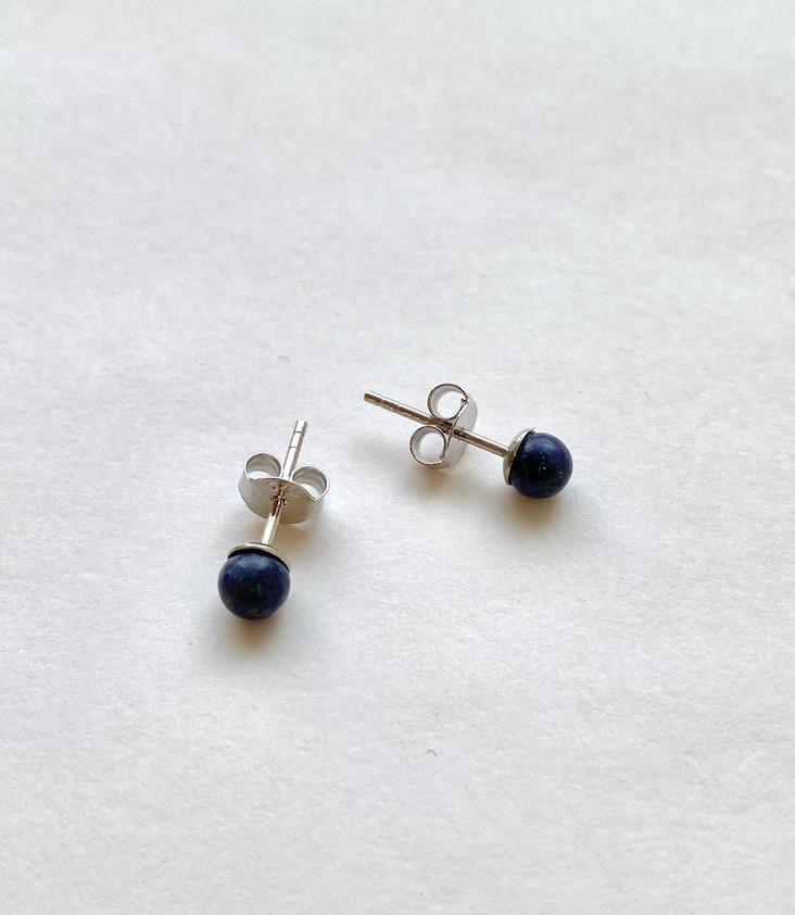 Earring Dumortierit - 0