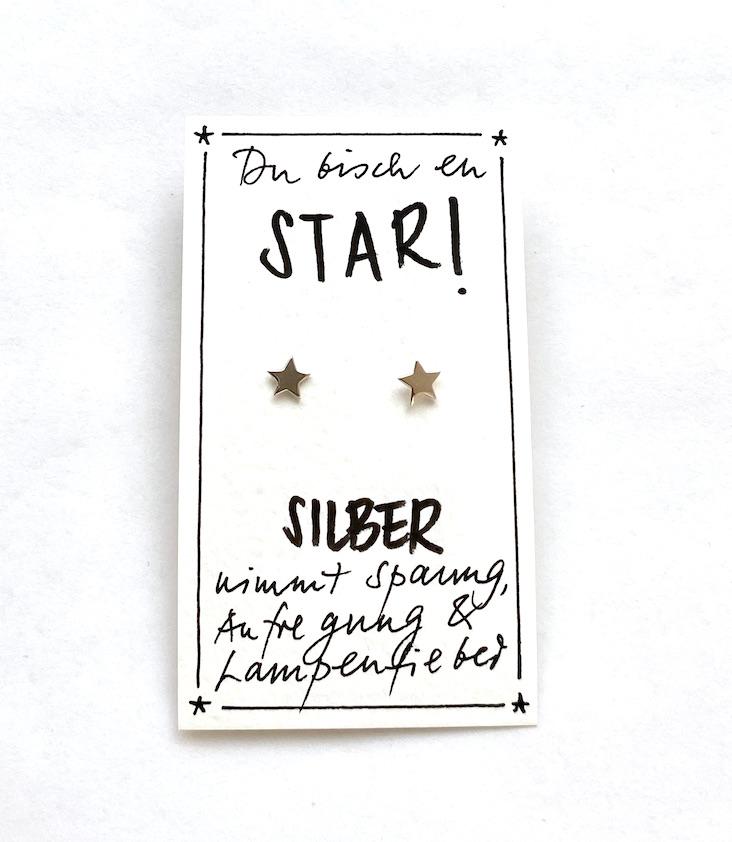 Ohrstecker Stern