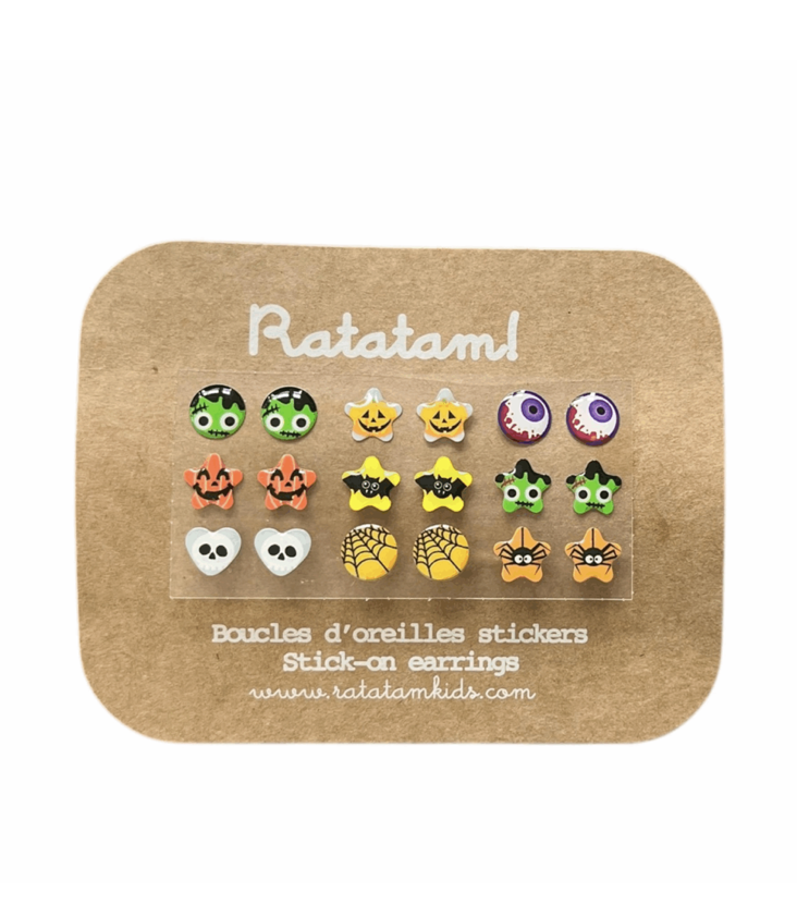 Stick on earrings Halloween