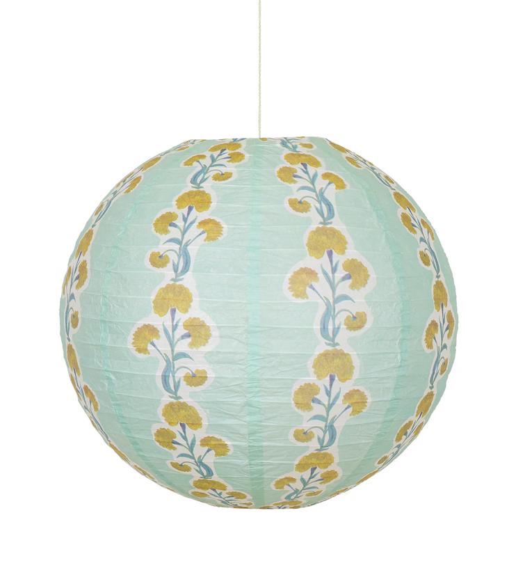 Papier Laternen `Molly Mahon` blau/weiss - 4