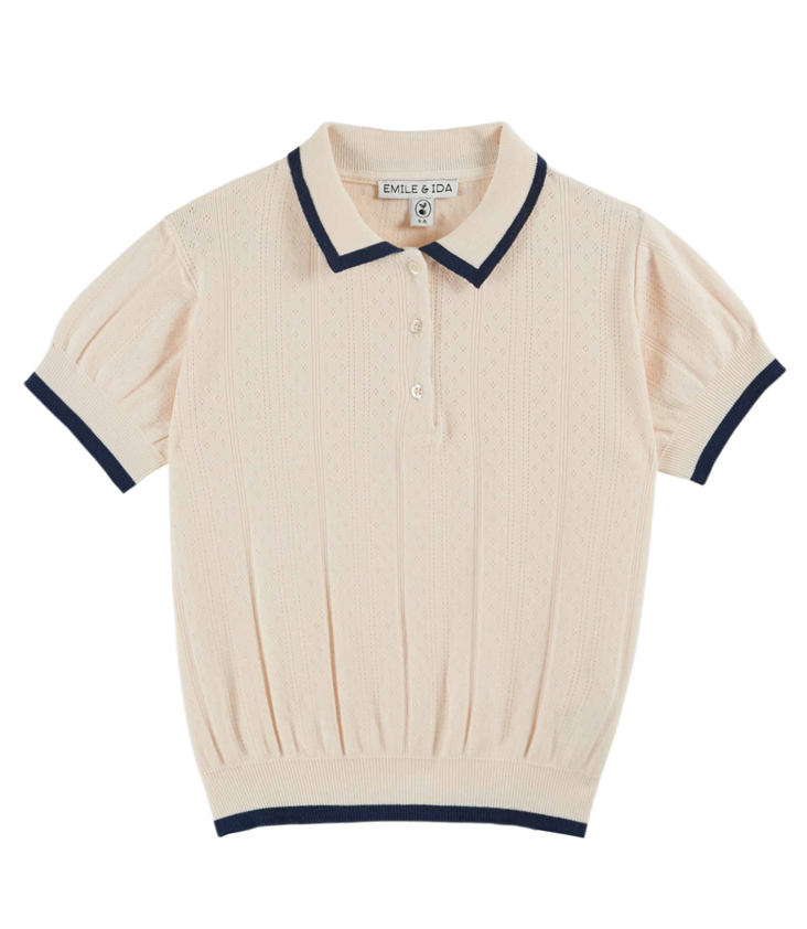 Polo Shirt Pointelle 6y / 116
