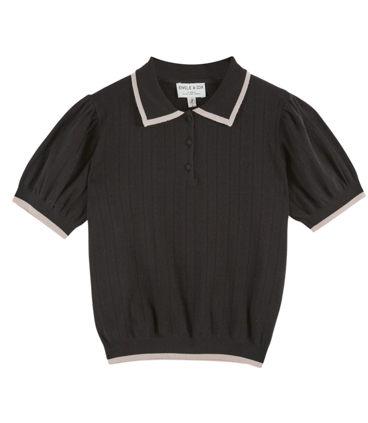 Polo Shirt Pointelle