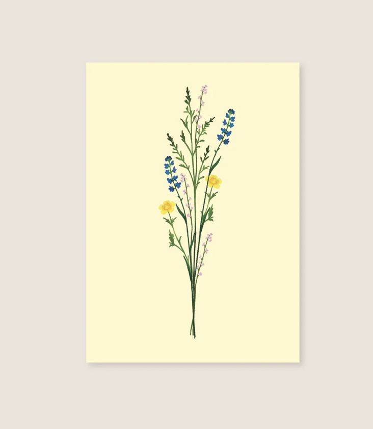 Postcard Flowers