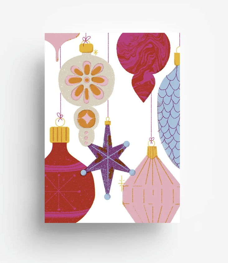 Card Christmas Ornaments