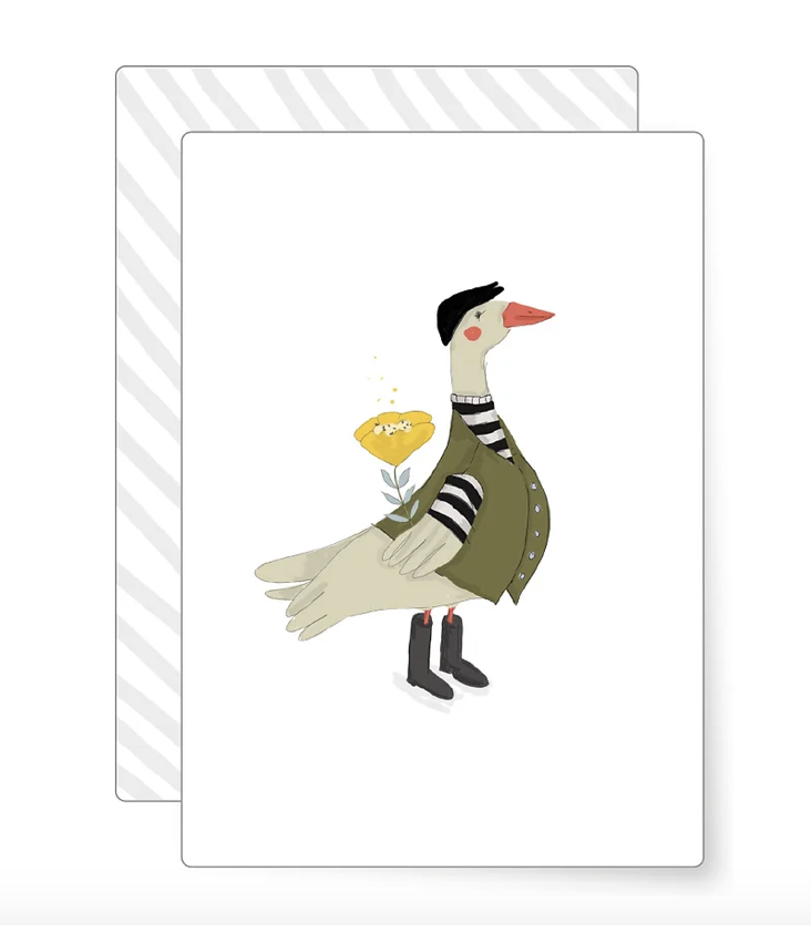 Postcard Goose