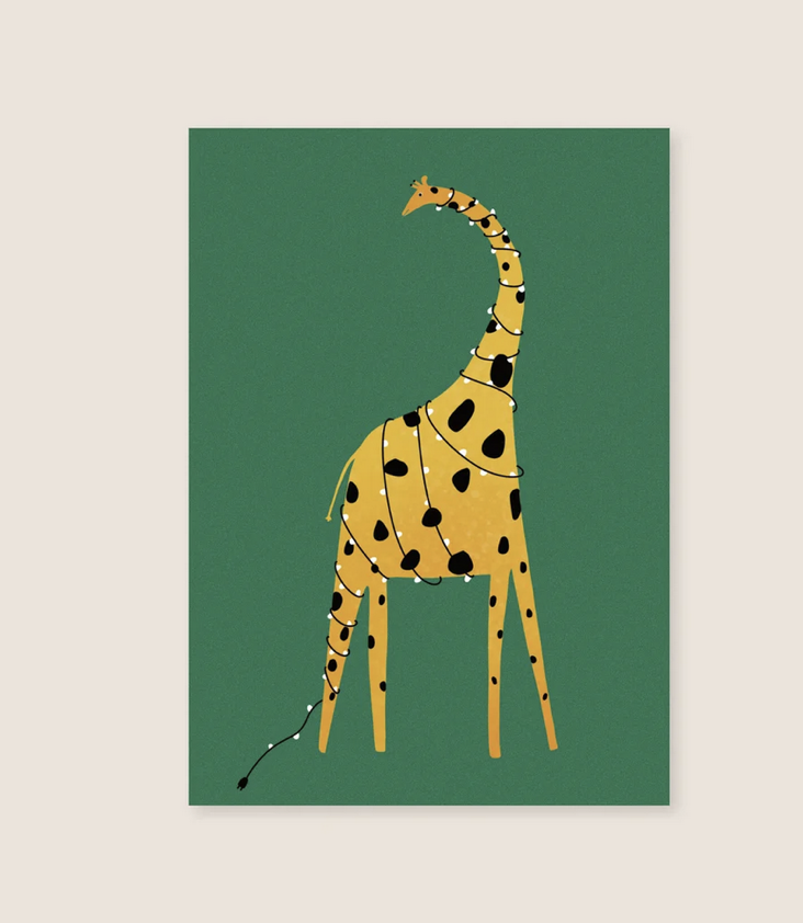Postcard Giraffe