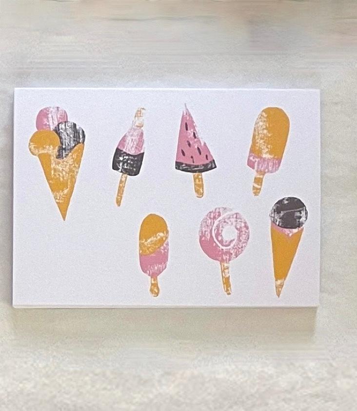 Postkarte Glace