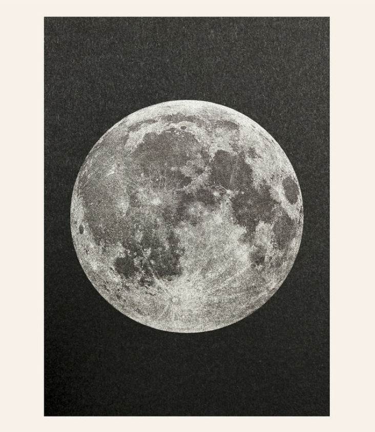 Postkarte Mond