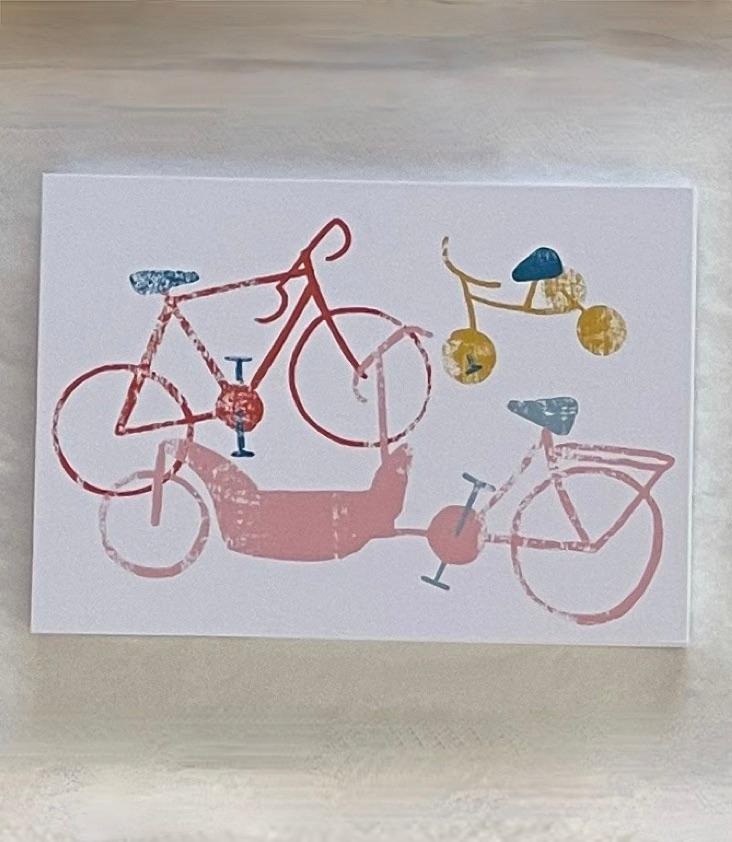 Postkarte Velo