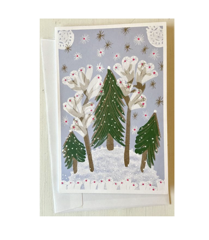 Postcard Winter Forest