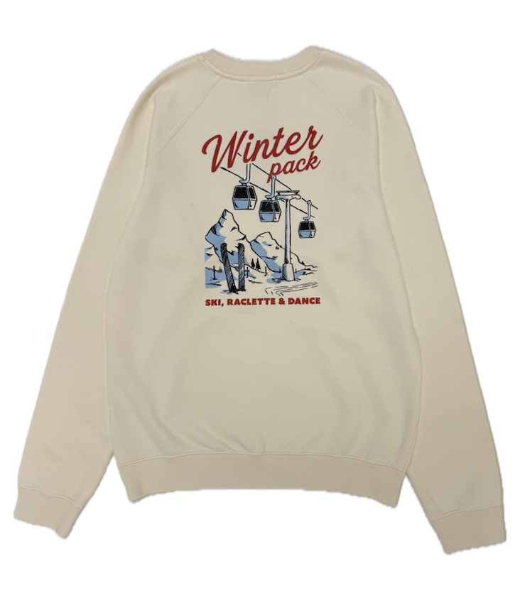 Pullover Clyde Winter Pack Back Print