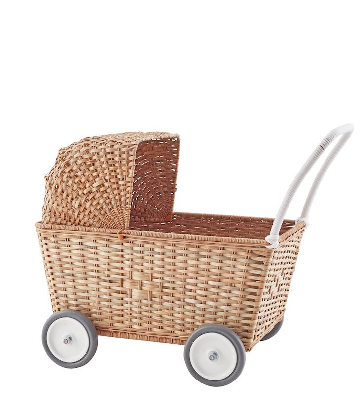 Rattan Trolley