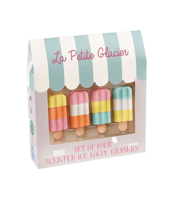 Set of Ice Lolly Erasers