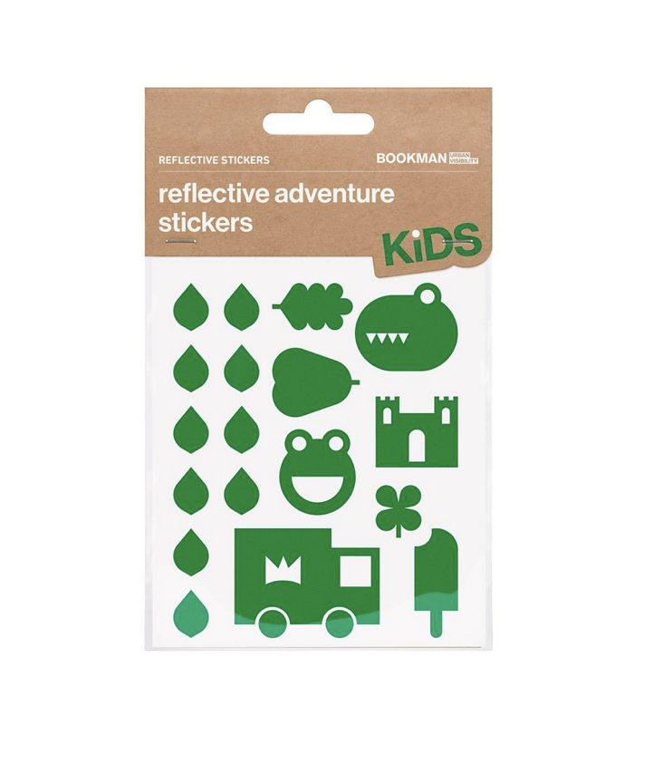 Reflecktierende Stickers Green