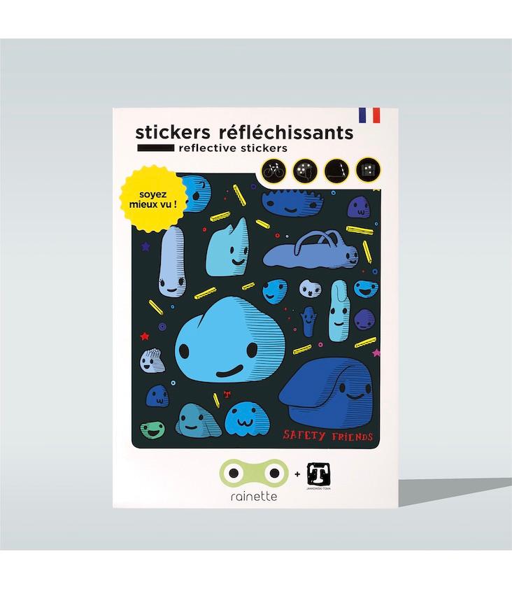 Reflecktierende Stickers Safety Friends