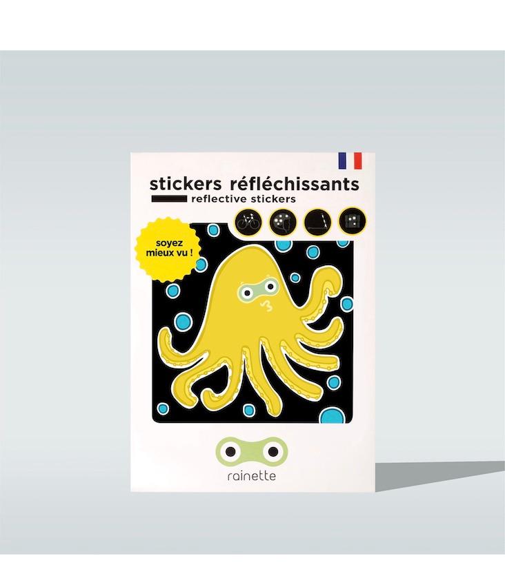 Reflective Stickers Octopus