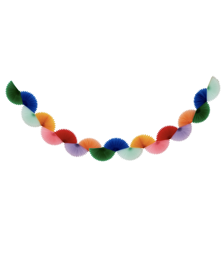 Regenbogen Honeycomb Girlande