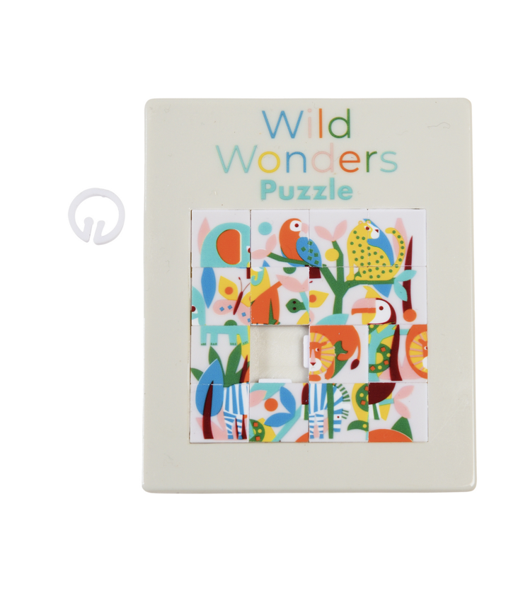 Schiebe-Puzzle - Wild Wonders - 0