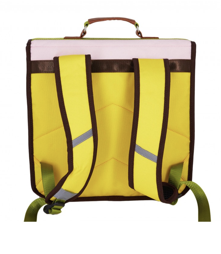 School Bag Studious Rose & Yellow - 1