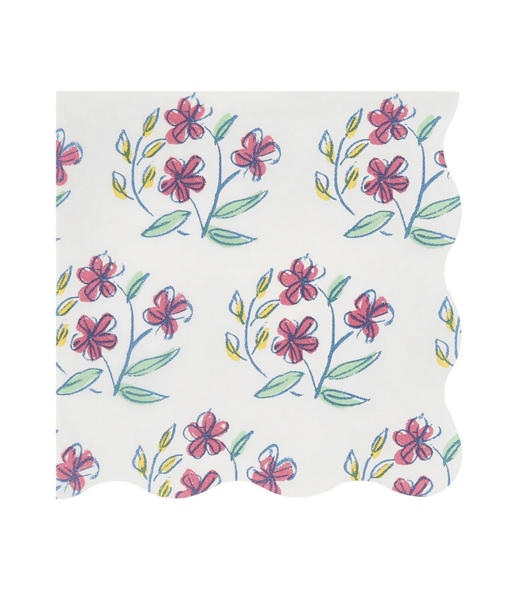 Napkin Floral Pattern - 0