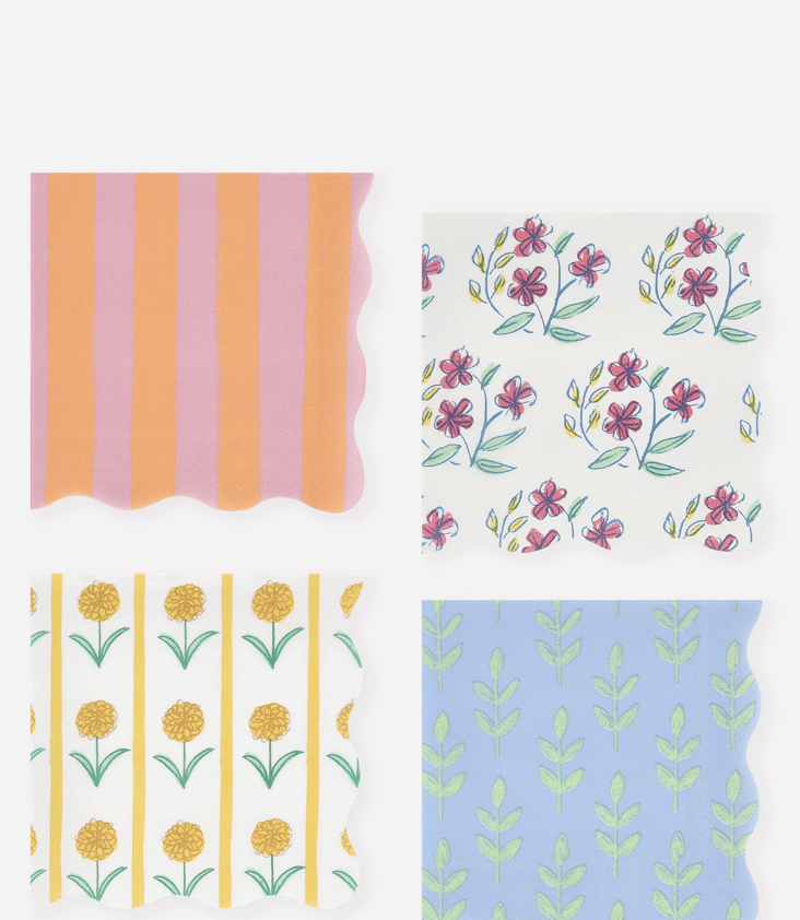Napkin Floral Pattern