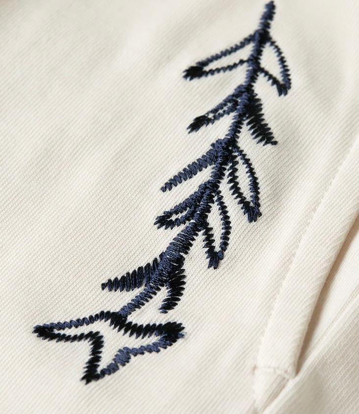 Shorts mit Stickerei - 1