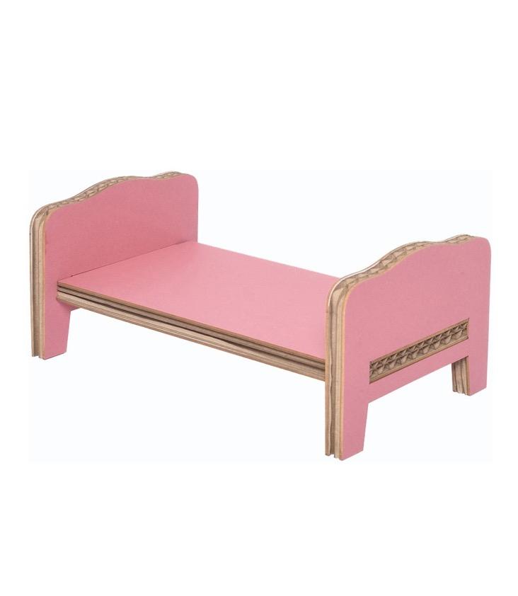 Dollhouse Single Bed Cardboard