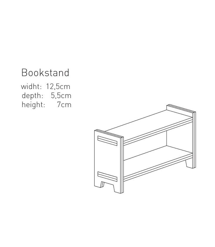 Dollhouse Bookstand Cardboard - 0