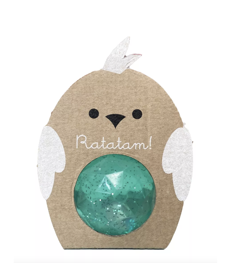 Bouncy Glitter Ball Bird