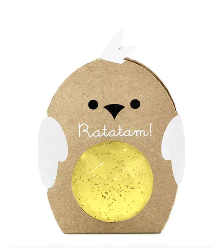 Bouncy Glitter Ball Bird